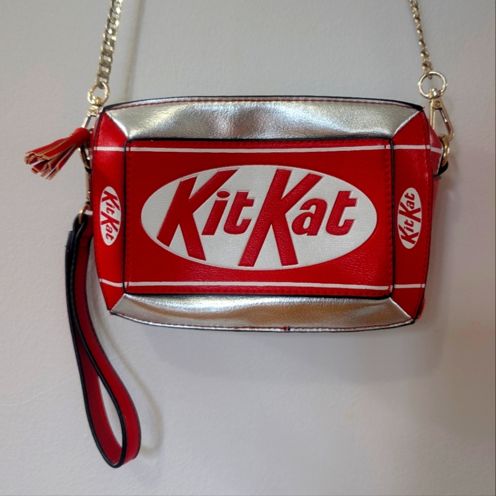 KitKat Chocolate Bar Purse - Crossbody Chain or Wristlet 🍫🎃